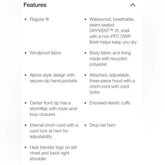 The North Face Women’s Charcoal Raincoat - Picture 8 of 13